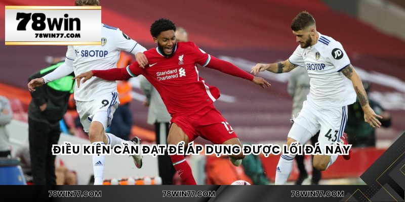 Điều kiện cần đạt để áp dụng được lối đá này 